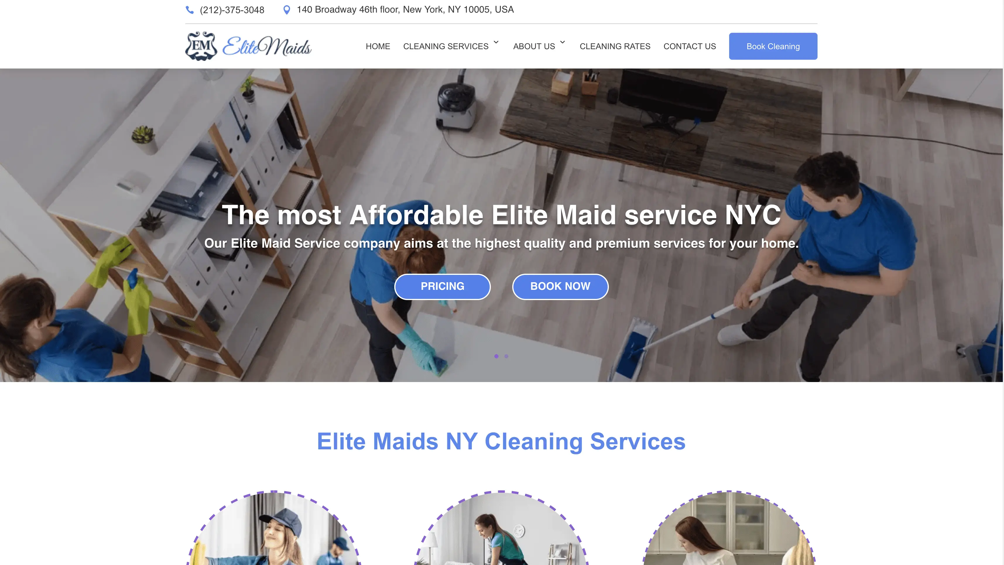Elite Maids NY is a premium cleaning company providing high-end cleaning services in New York