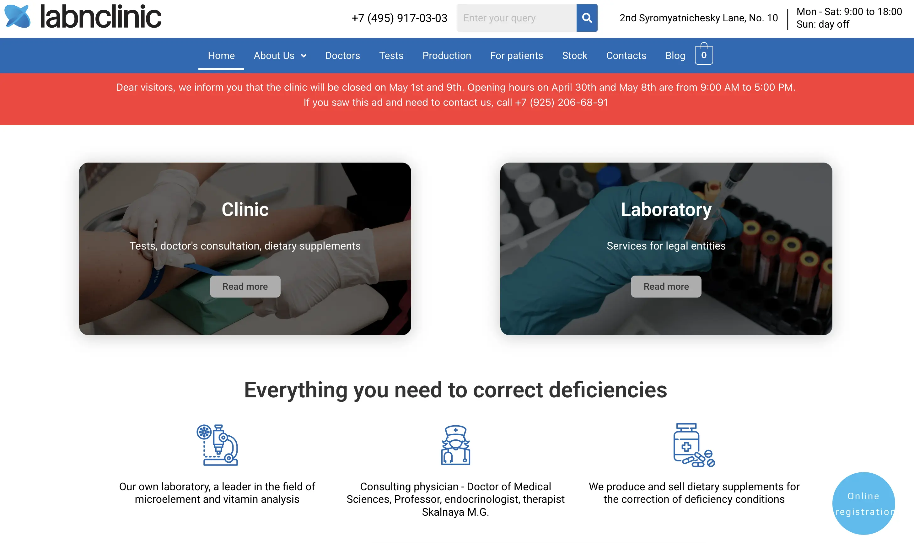 Development and Promotion of the LabnClinic Medical Website