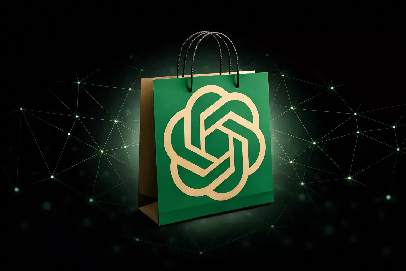 Visualization of ChatGPT Shopping trigger rates comparing open-ended vs brand-direct queries