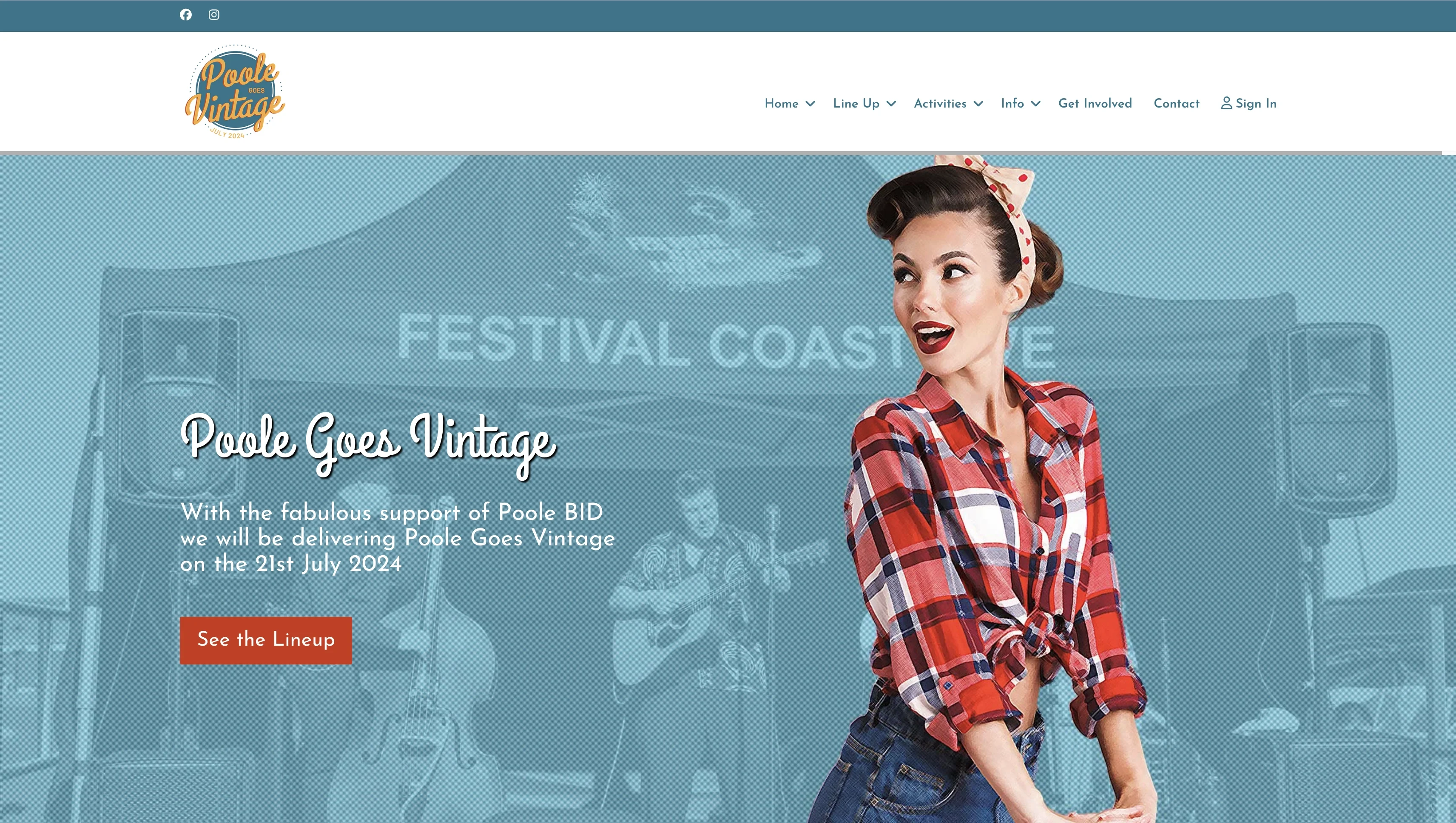 We at developed the website for Poole Goes Vintage